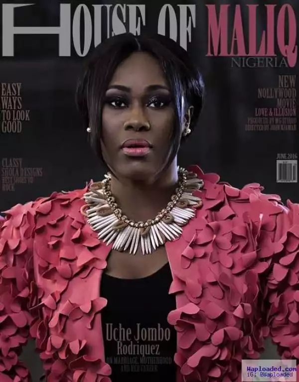 Photos: Actress Uche Jumbo Looks Sparkling On The Cover Of House Of Maliq Magazine